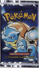 Pokemon Base Set Shadowless Booster Pack - Blastoise Artwork